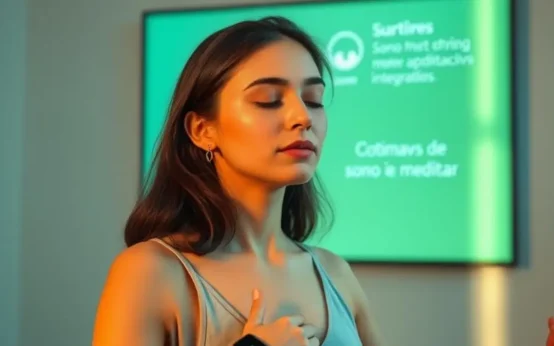 apps de meditacao e wearables sincronizar