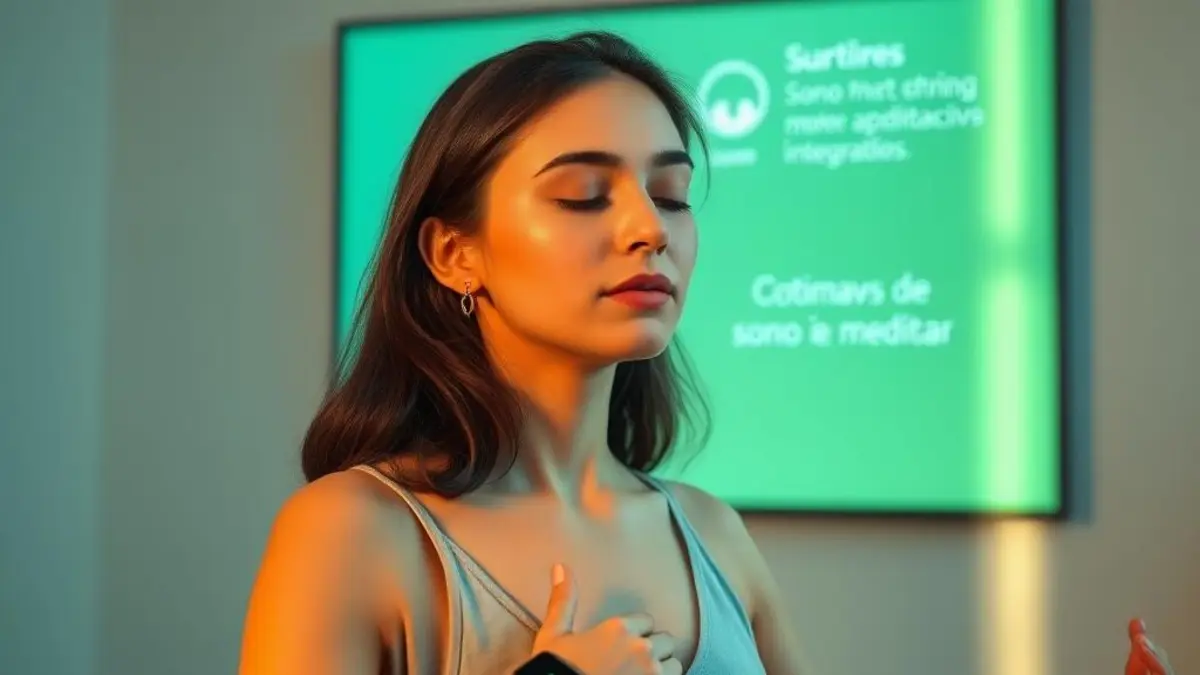 apps de meditacao e wearables sincronizar